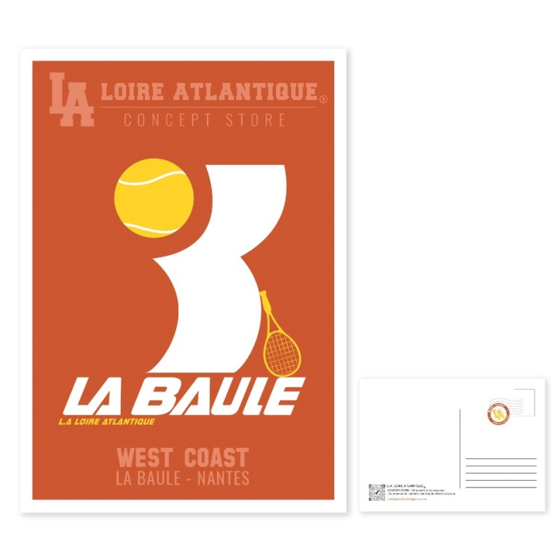 Carte Postale L.A Baule Tennis