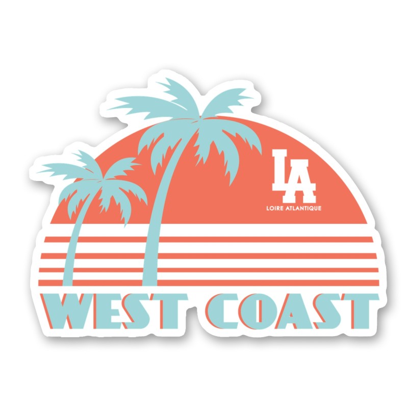 Sticker West Coast Paname