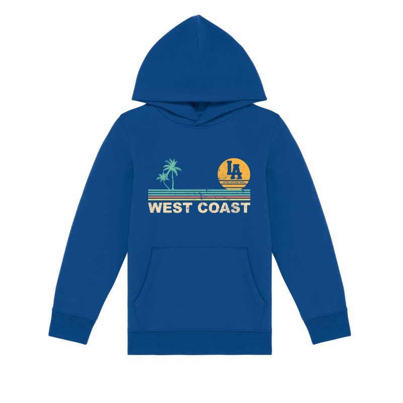 Sweat Capuche Kids Sea Blue...