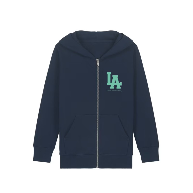 Sweat Zippé Kids Navy "West...