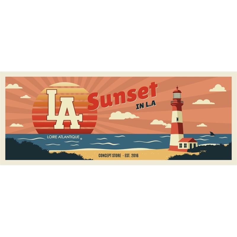 Affiche "Sunset in L.A"