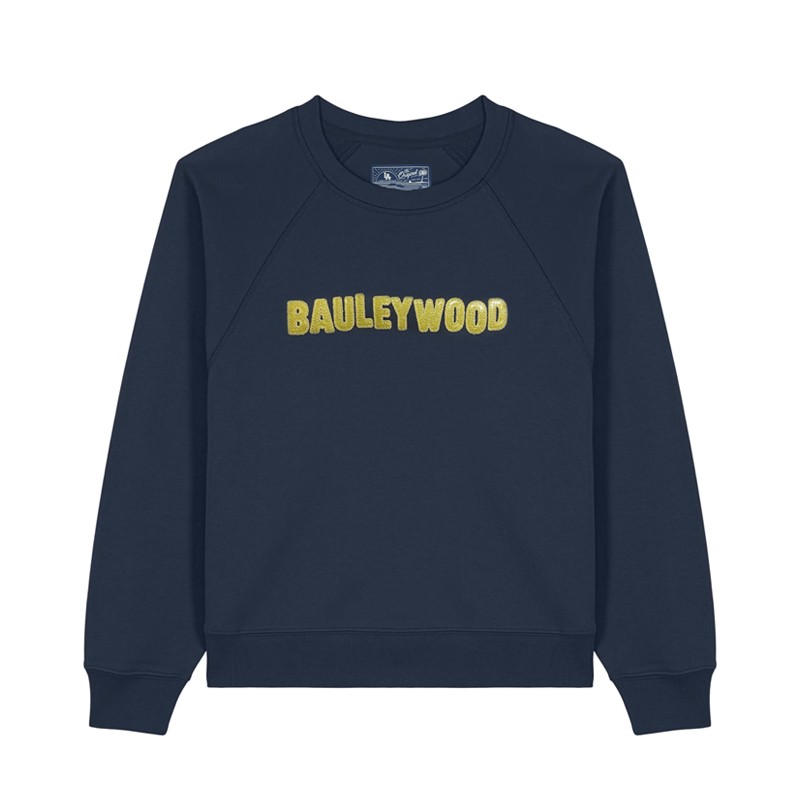 Sweat Col Rond Femme Navy...