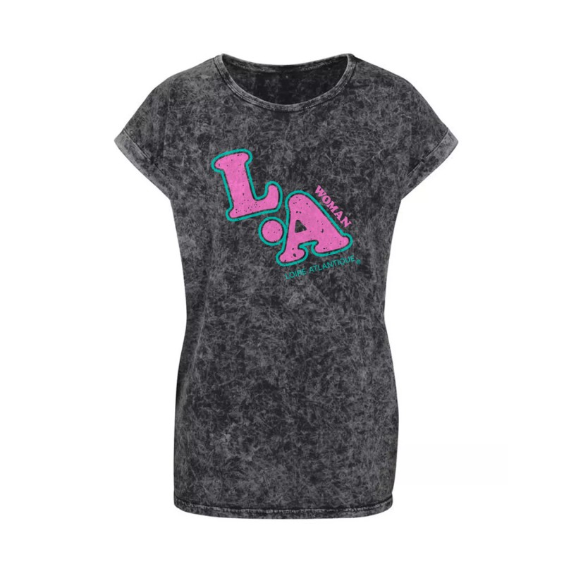 Muscle Tee Acid Washed Grey...