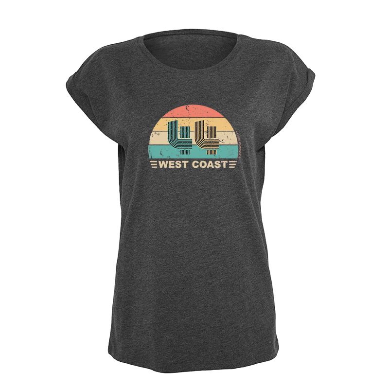 Muscle Tee Femme Charcoal...