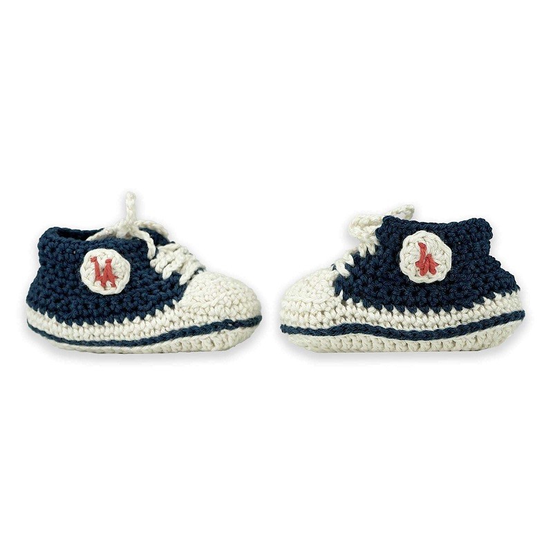 Baby Basket Crochetée L.A Navy, bébé, L.A Loire Atlantique, pièce unique, fait main, La Baule, Nantes, West Coast, 44.