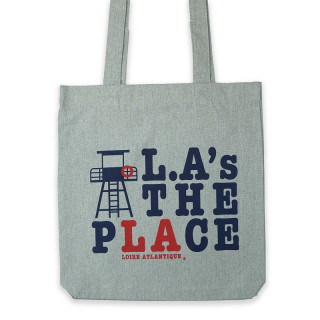 Shopping Bag "L.A's The Place", L.A Loire Atlantique, cabas de courses, West Coast, 44, La Baule, Nantes.