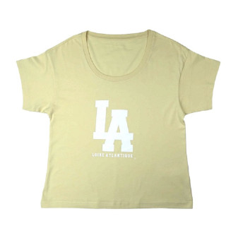 T-Shirt Femme YellowMist L.A Blanc