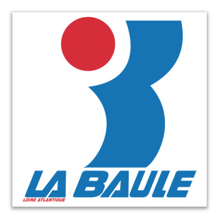 Sticker L.A Baule, vintage, autocollant, années 80, L.A Loire Atlantique, Nantes, La Baule, West Coast, Cadeaux, 44.
