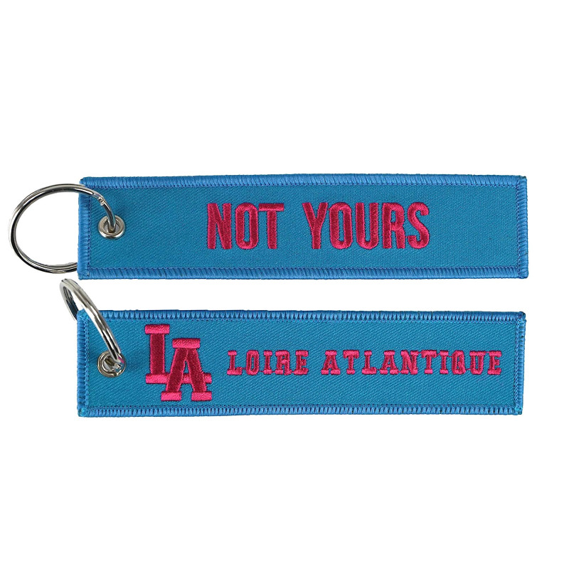 Porte-Clés "Not Yours", L.A Loire Atlantique, valise, 44, aéroport, Nantes, porte clefs, La Baule.