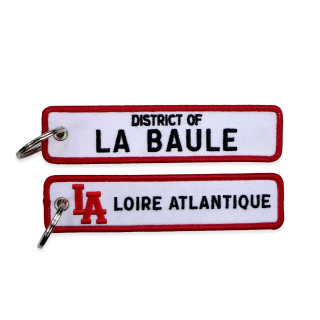 Porte-Clés "District of La Baule", L.A Loire Atlantique, La Baule, Porte Clefs, West Coast, souvenirs, 44, cadeaux.