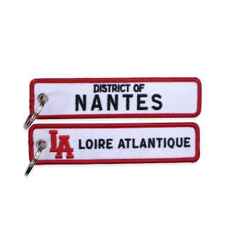 Porte-Clés "District of Nantes", 44, cadeaux, porte clefs, West Coast, L.A Loire Atlantique, souvenirs, Nantes.