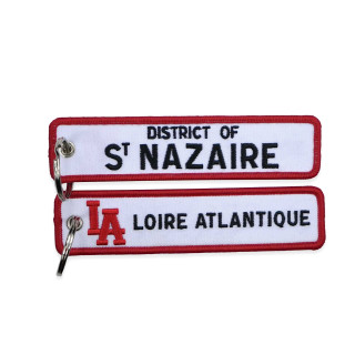 Porte-Clés "District of Saint Nazaire", L.A Loire Atlantique, cadeaux, West Coast, 44, porte clefs, souvenirs.