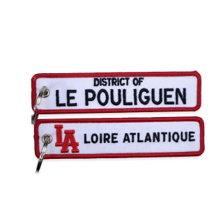 Porte-Clés "District of Le Pouliguen", porte clefs, Souvenirs, cadeaux, West Coast, 44.