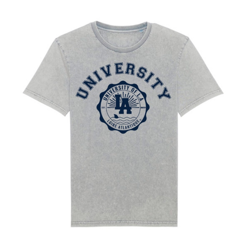 T-Shirt Vintage University, L.A Loire Atlantique, West Coast, Vintage, La Baule, Nantes, souvenirs, 44, étudiant, concept.