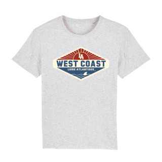 T-Shirt Classic West Coast Patch, L.A Loire Atlantique, 44, La Baule, Nantes, vintage,