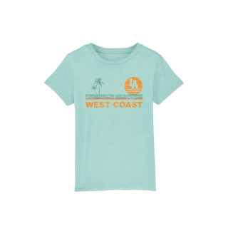 T-Shirt Classic Kids MC West Coast Stripes, Plage, enfants, La Baule, L.A Loire Atlantique, Nantes, 44, West coast, soleil.