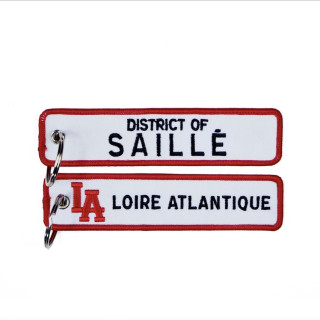 Porte-Clés "District of Saillé", souvenirs, Cadeaux, L.A Loire Atlantique, Porte clefs, 44, West Coast.