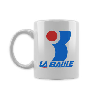 Mug White L.A BAULE, vintage, LA Baule, L.A Loire Atlantique, 44, West Coast, années 80, souvenirs, design, cadeaux.