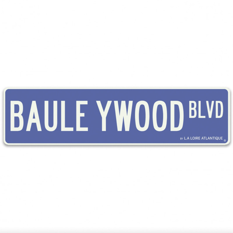 Plaque Déco BauleYwood Blvd...