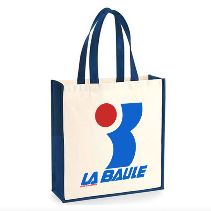 Cabas Shopping L.A Baule Vintage, sac de courses, années 80 design, souvenirs, L.A Loire Atlantique, West Coast, 44, cadeaux